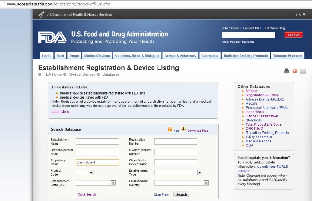 Registration and Listing Medical Device Academy