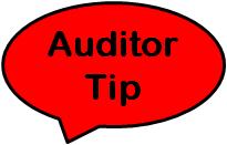 auditor tip Auditor Tip