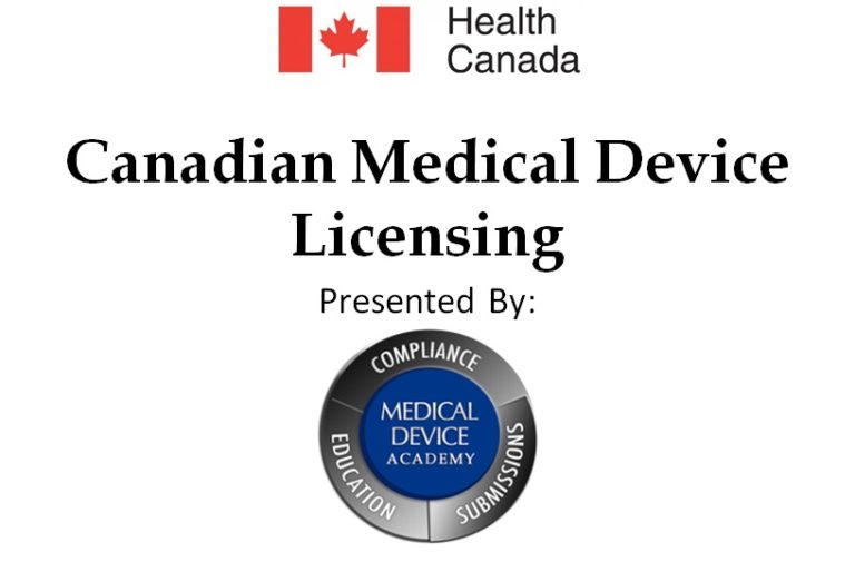 Canadian Device Licensing Webinar Live On May 24, 2017 - Medical Device ...