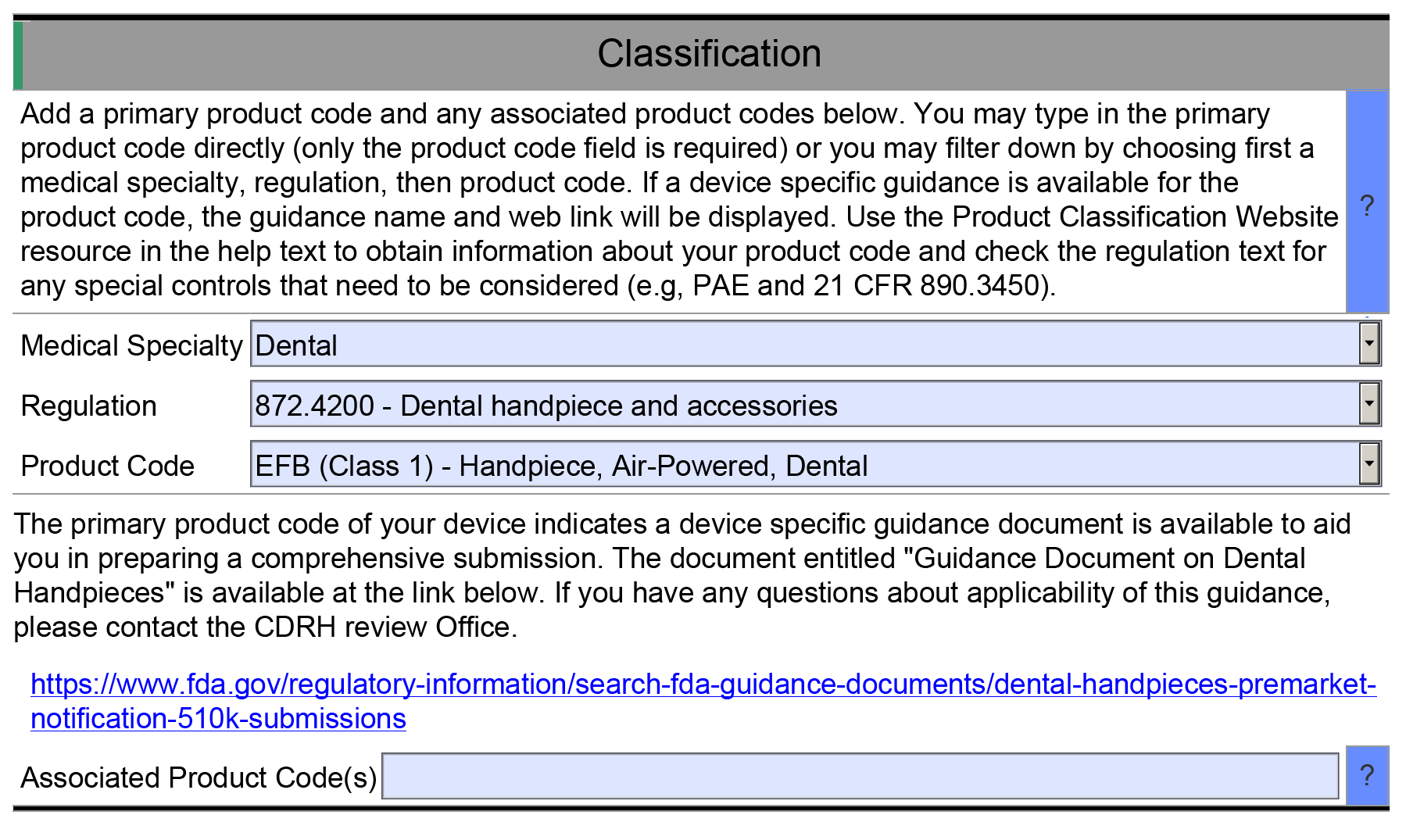 Classification Section - Medical Device Academy