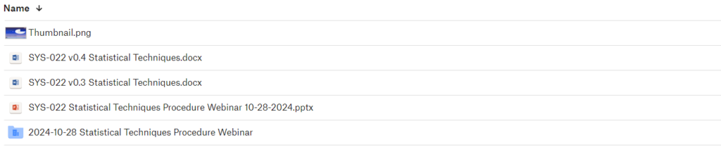 Contents Of Sys 022 Medical Device Academy