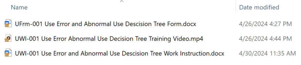 Contents of the Use Error Training 1024x221 Use error and abnormal use training webinar