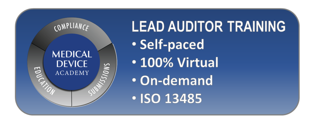 Lead Auditor Training Banner 1024x414 Lead Auditor Training Course for Medical Devices