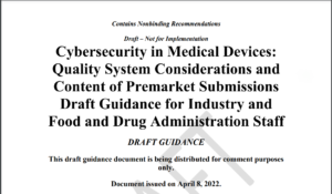 Screen capture of Drafft Cybersecurity Guidance for 2022 300x175 Screen capture of Drafft Cybersecurity Guidance for 2022