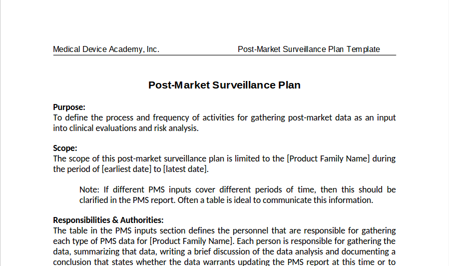 Post market surveillance plans: How to write one for CE Marking