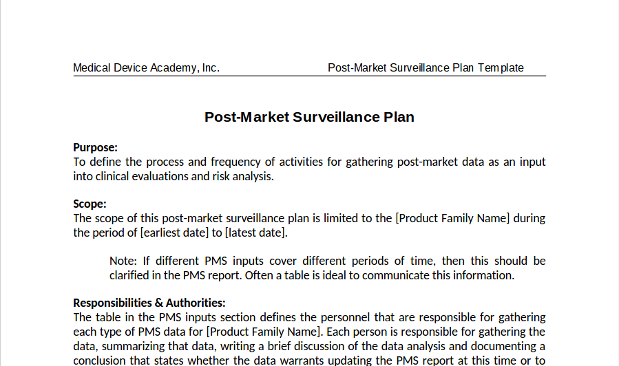 Post market Surveillance Plans How To Write One For CE Marking 