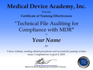 Slide1 300x225 Technical File Auditing for MDR Compliance
