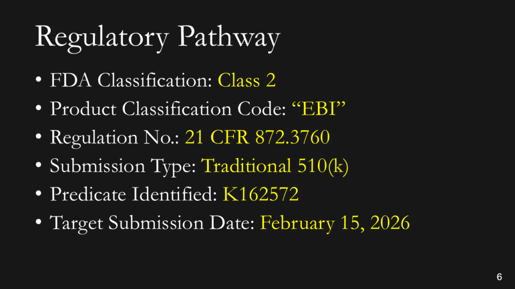Slide6 1024x576 Regulatory pathway & MedTech investor pitch deck