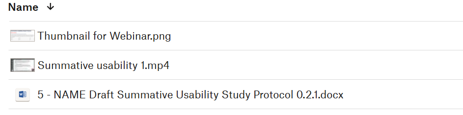 Summative items Summative Usability Testing Protocol & Webinar Bundle