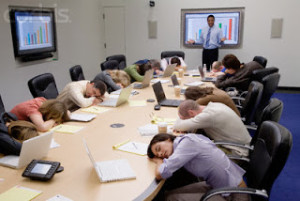 poor management review meetings 300x201 Boring Presentation     Image by © Corbis